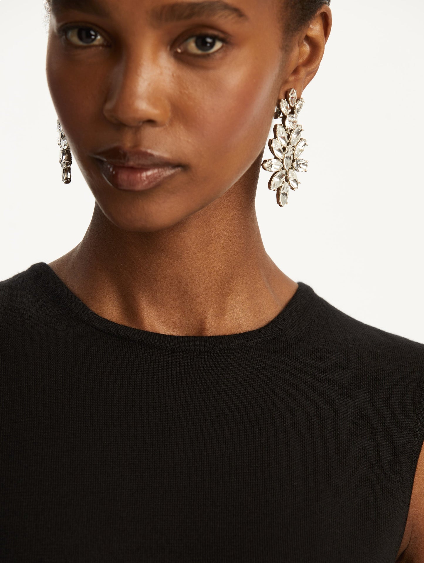 Wool-Blend Tank Black / Oscar de la Renta