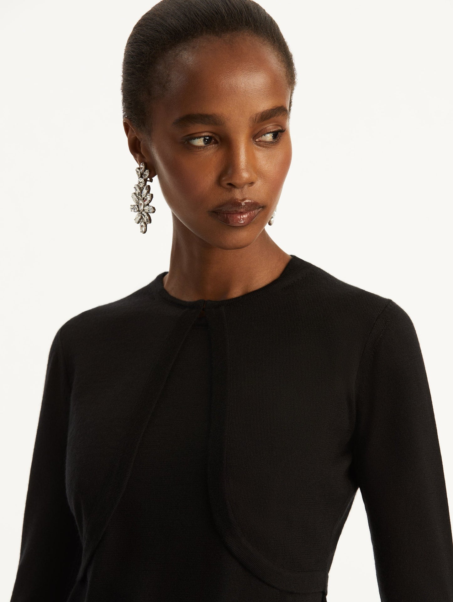 Wool-Blend Bolero Black / Oscar de la Renta