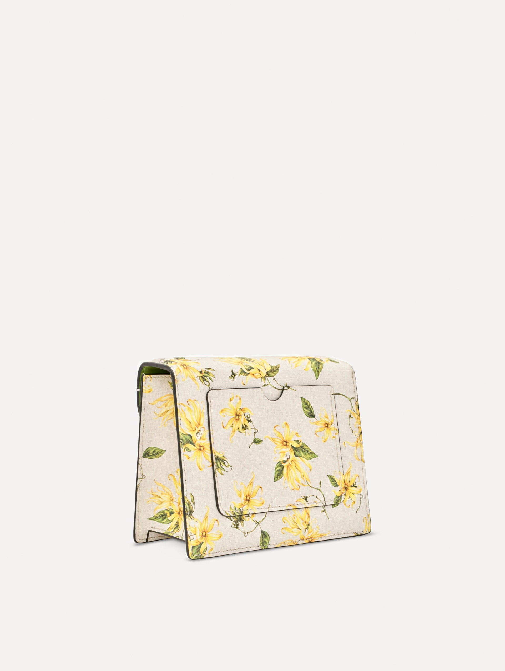 Ylang Ylang Printed Mini TRO Bag Yellow / Oscar de la Renta