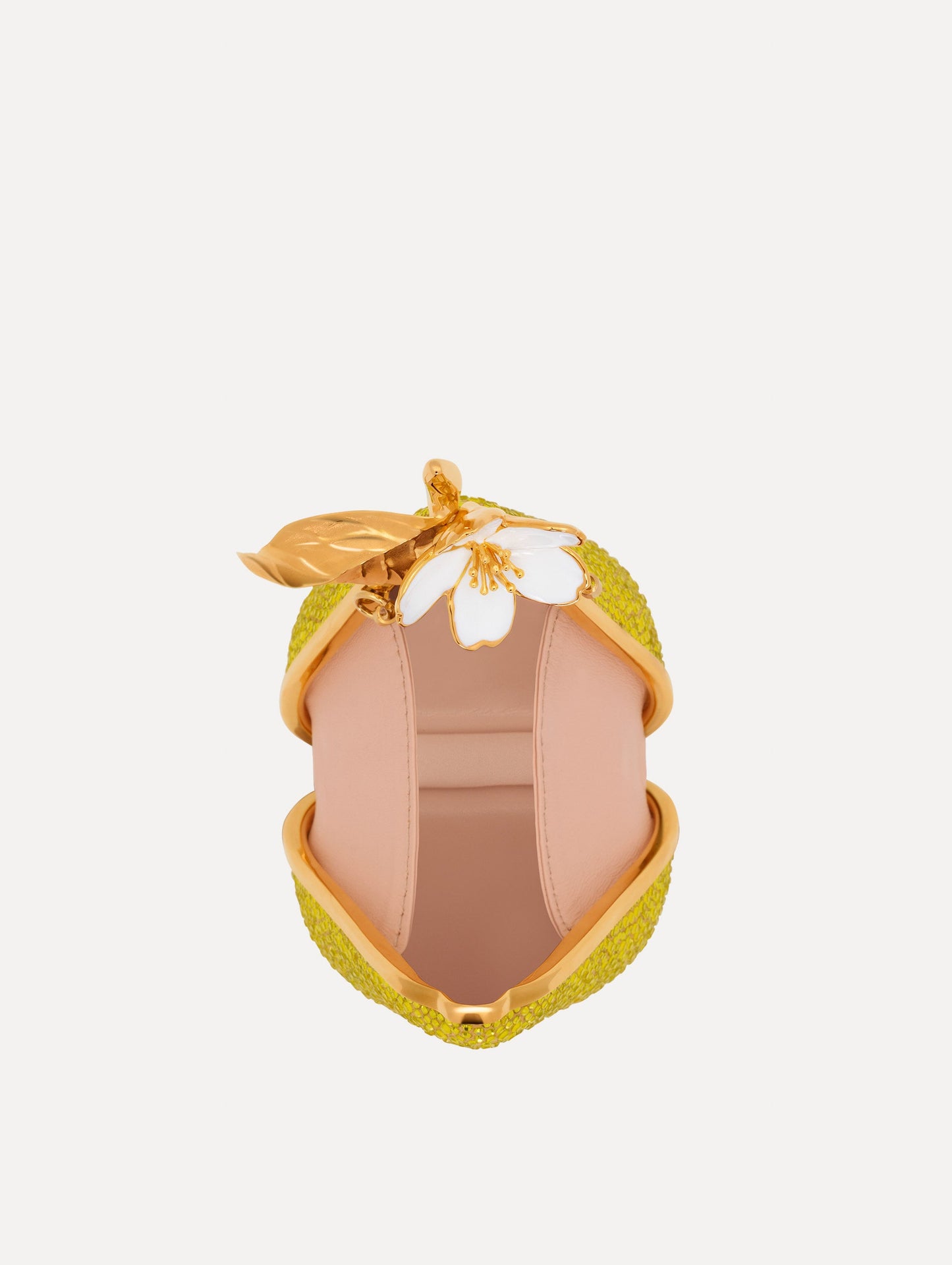 Crystal Pavé Pear Minaudière Pear / Oscar de la Renta