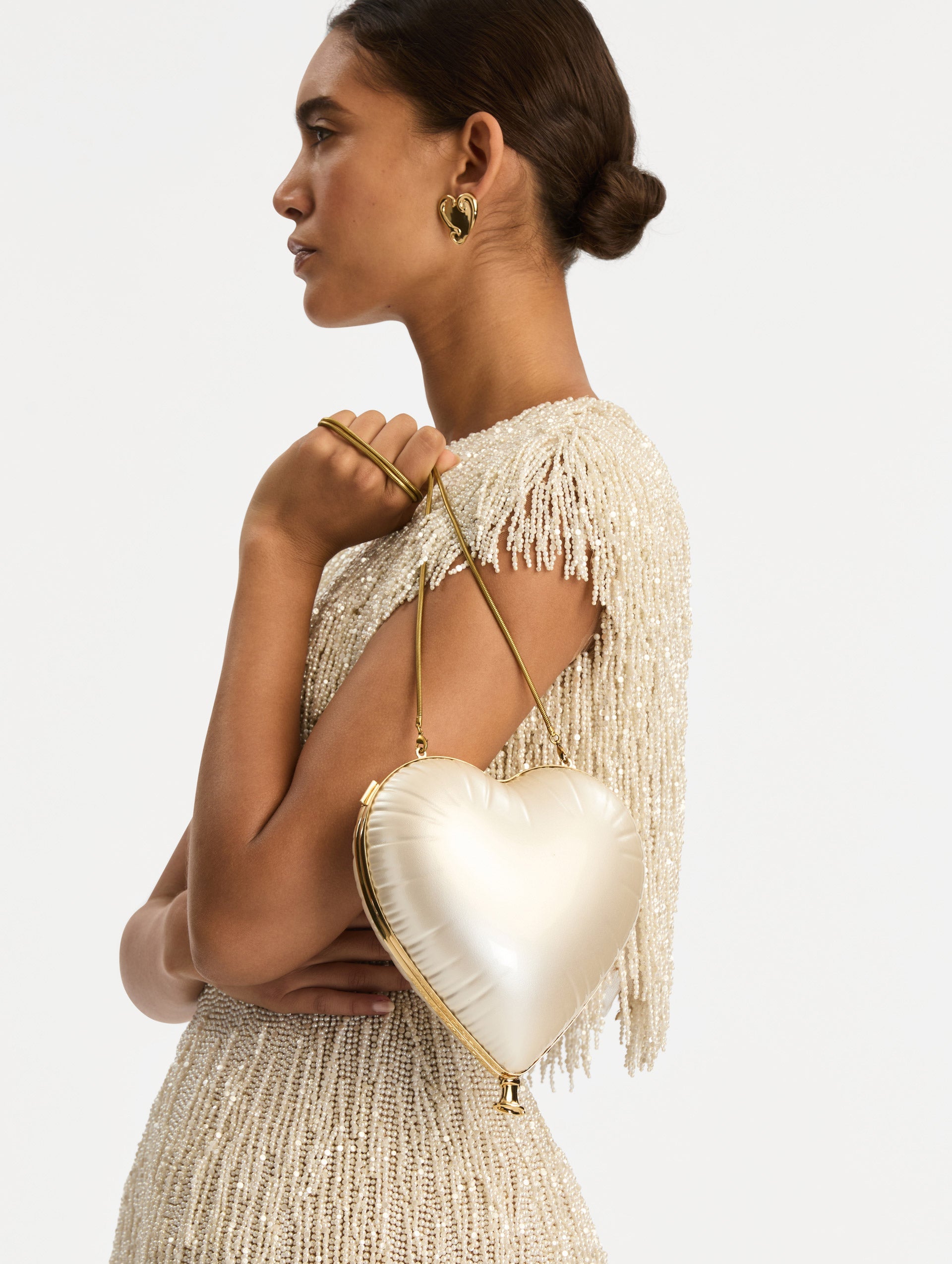 Heart Balloon Bag Pearl / Oscar de la Renta