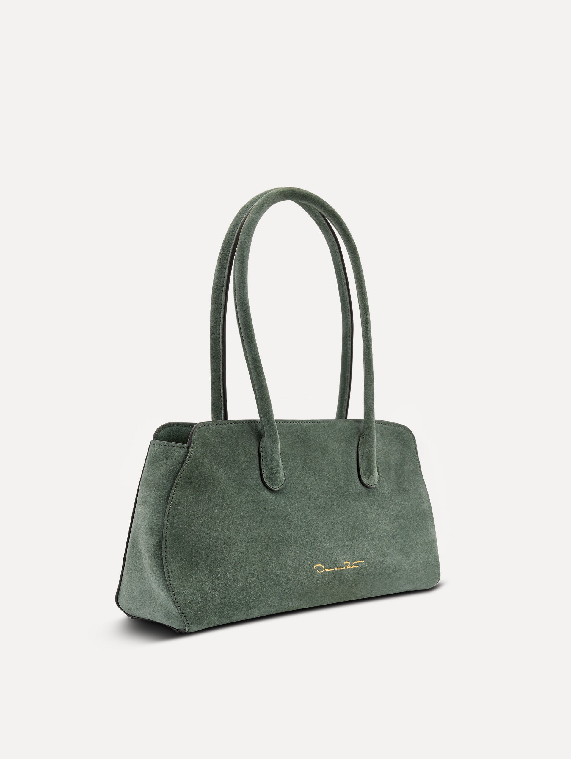 The Aster in Suede Sage / Oscar de la Renta