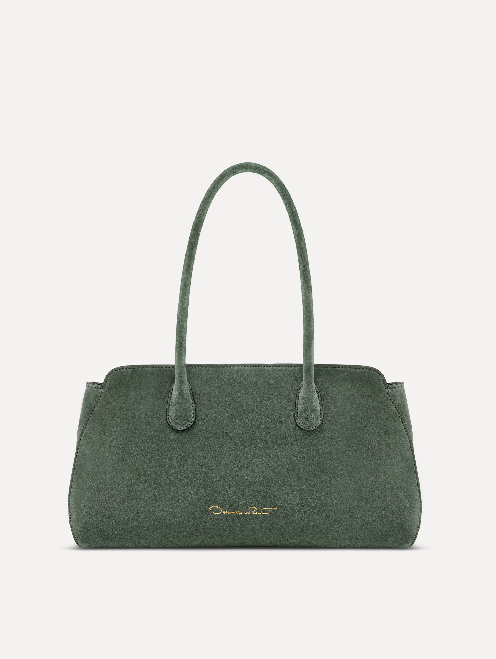 The Aster in Suede Sage / Oscar de la Renta