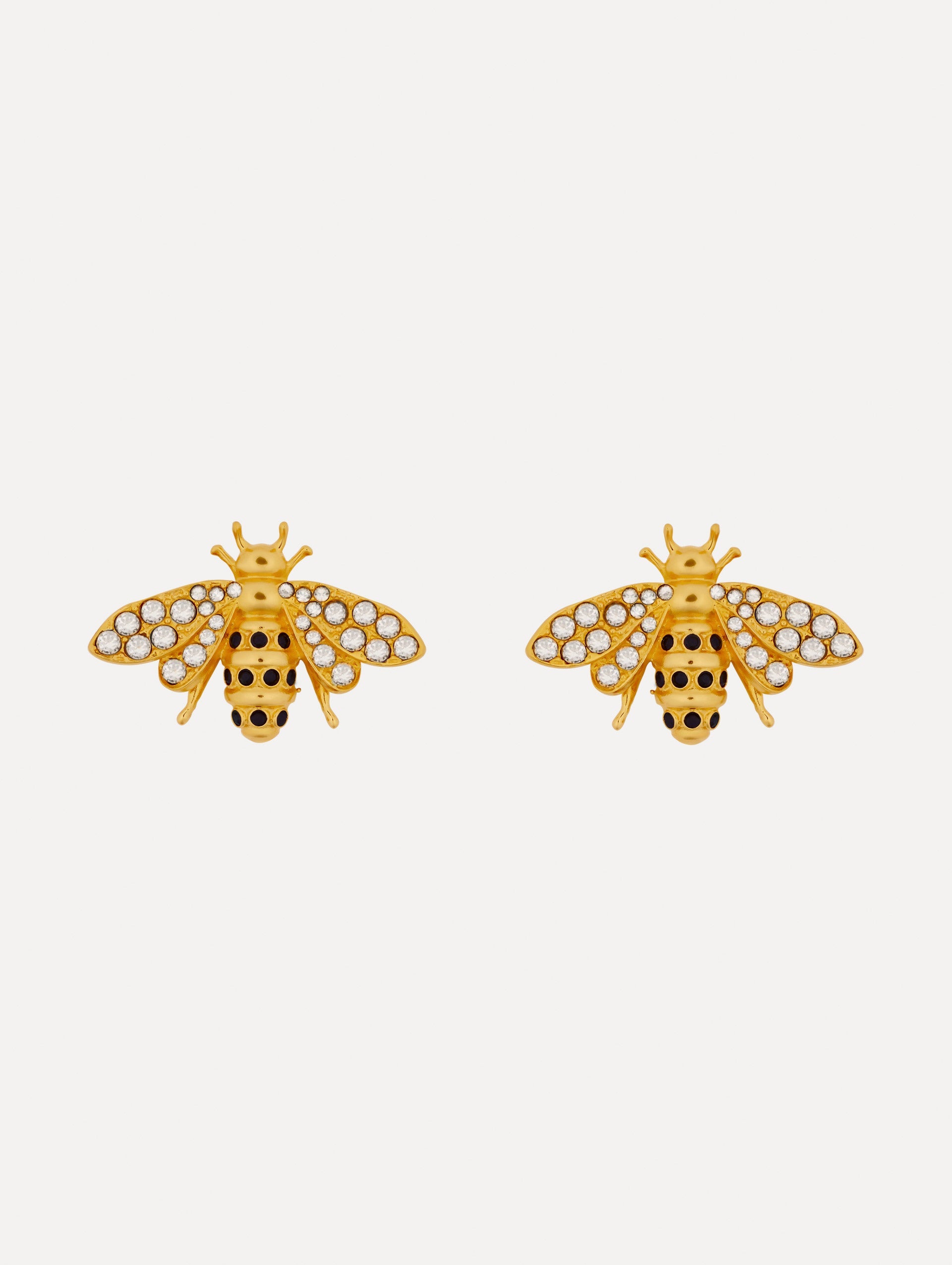 Bee Clip-On Earrings Golden shadow / Oscar de la Renta