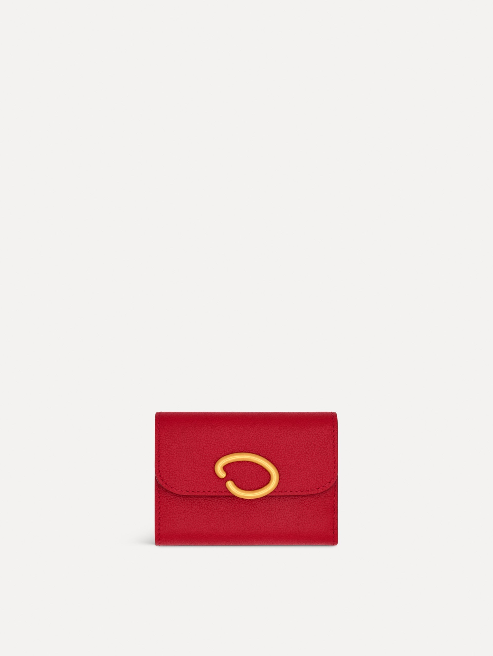 Tri-Fold Wallet Cherry / Oscar de la Renta