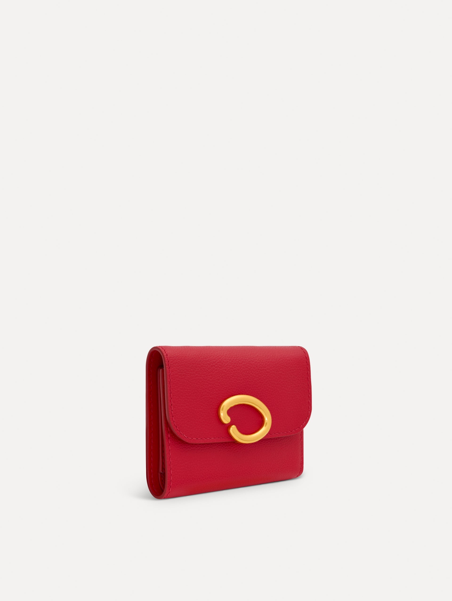 Tri-Fold Wallet Cherry / Oscar de la Renta