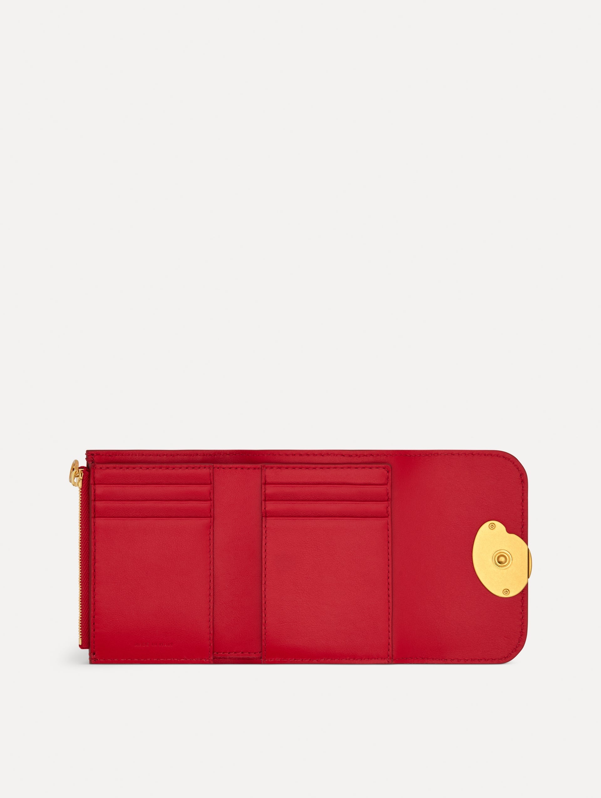 Tri-Fold Wallet Cherry / Oscar de la Renta