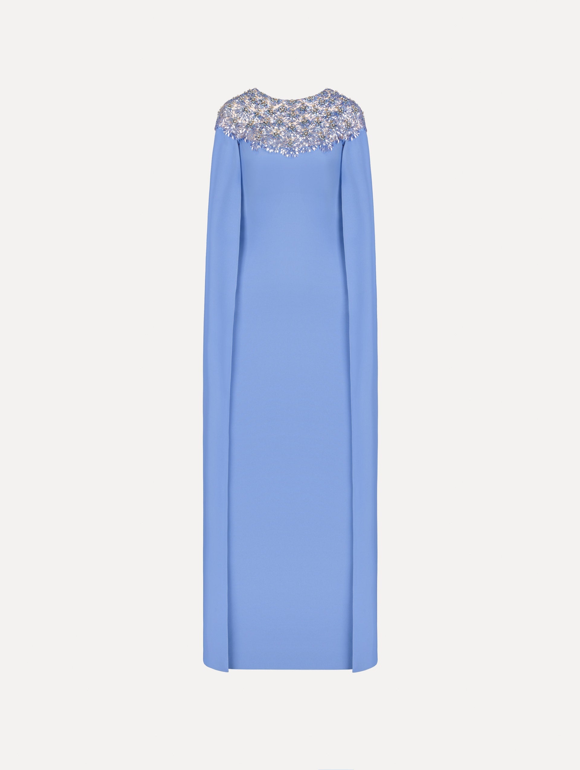 Crystal & Glass Embroidered Caftan Twilight / Oscar de la Renta