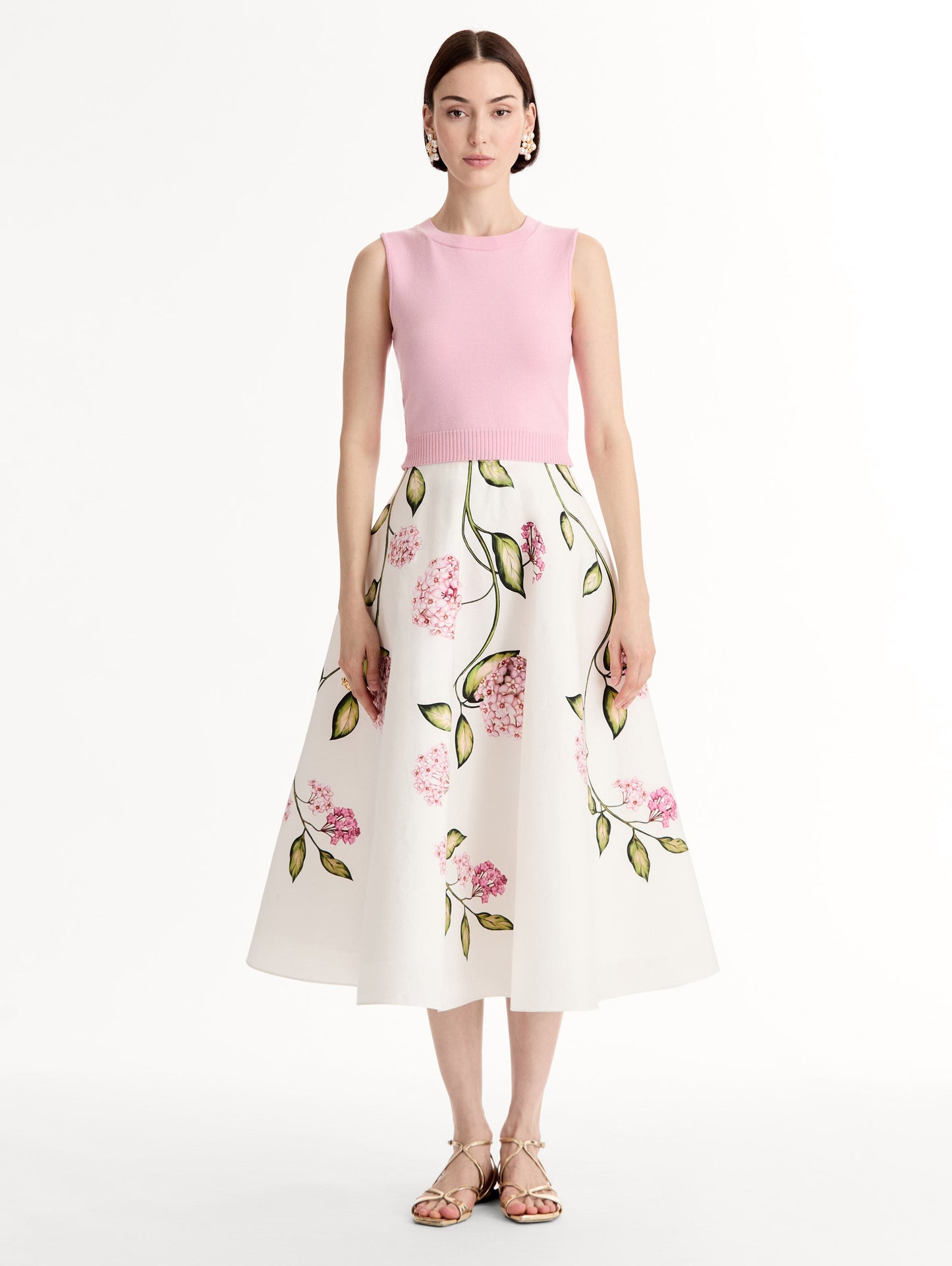 Wool Cropped Tank Pink / Oscar de la Renta