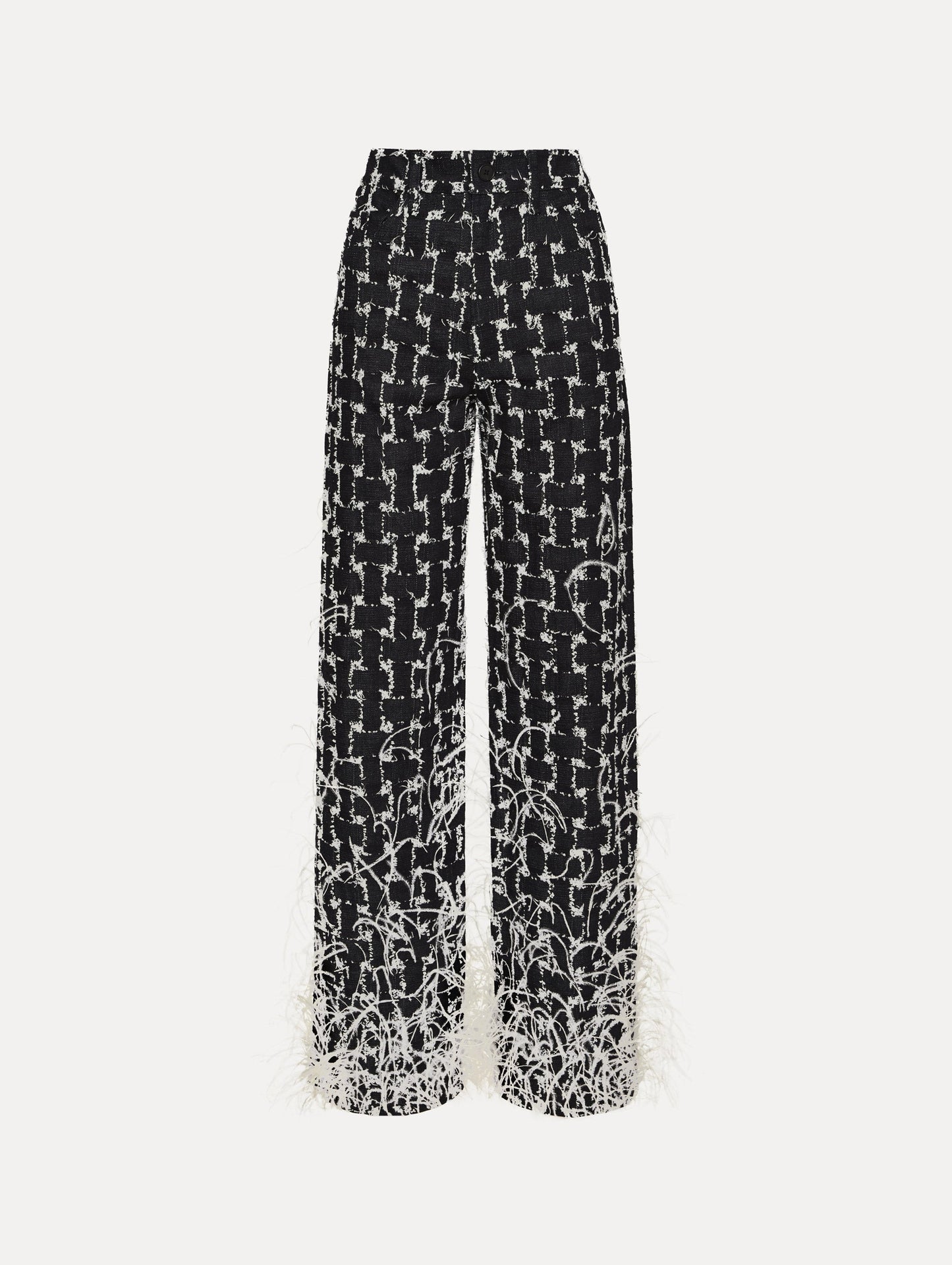Woven Denim Jacquard Pant Indigo / Oscar de la Renta