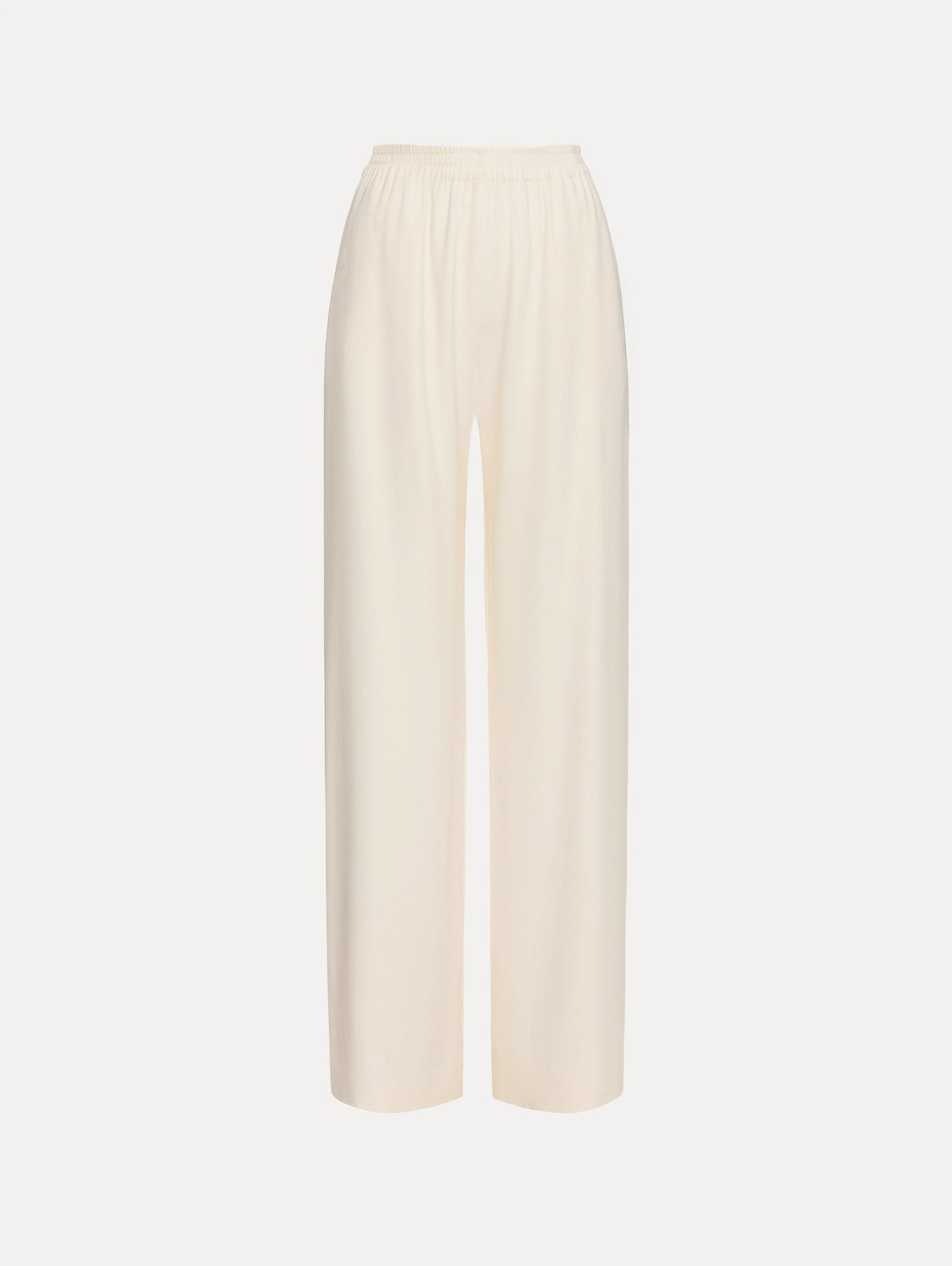 Silk Georgette Wide Leg Pant Ivory / Oscar de la Renta