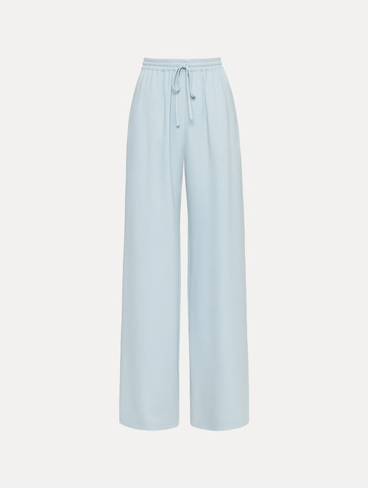 Silk Georgette Drawstring Pant Sky / Oscar de la Renta