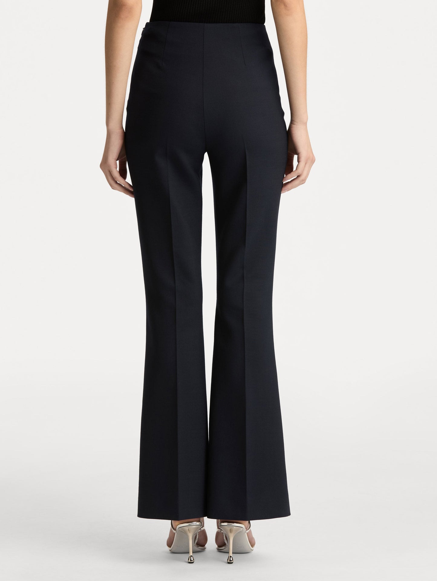 Wool Flared Pant Navy / Oscar de la Renta