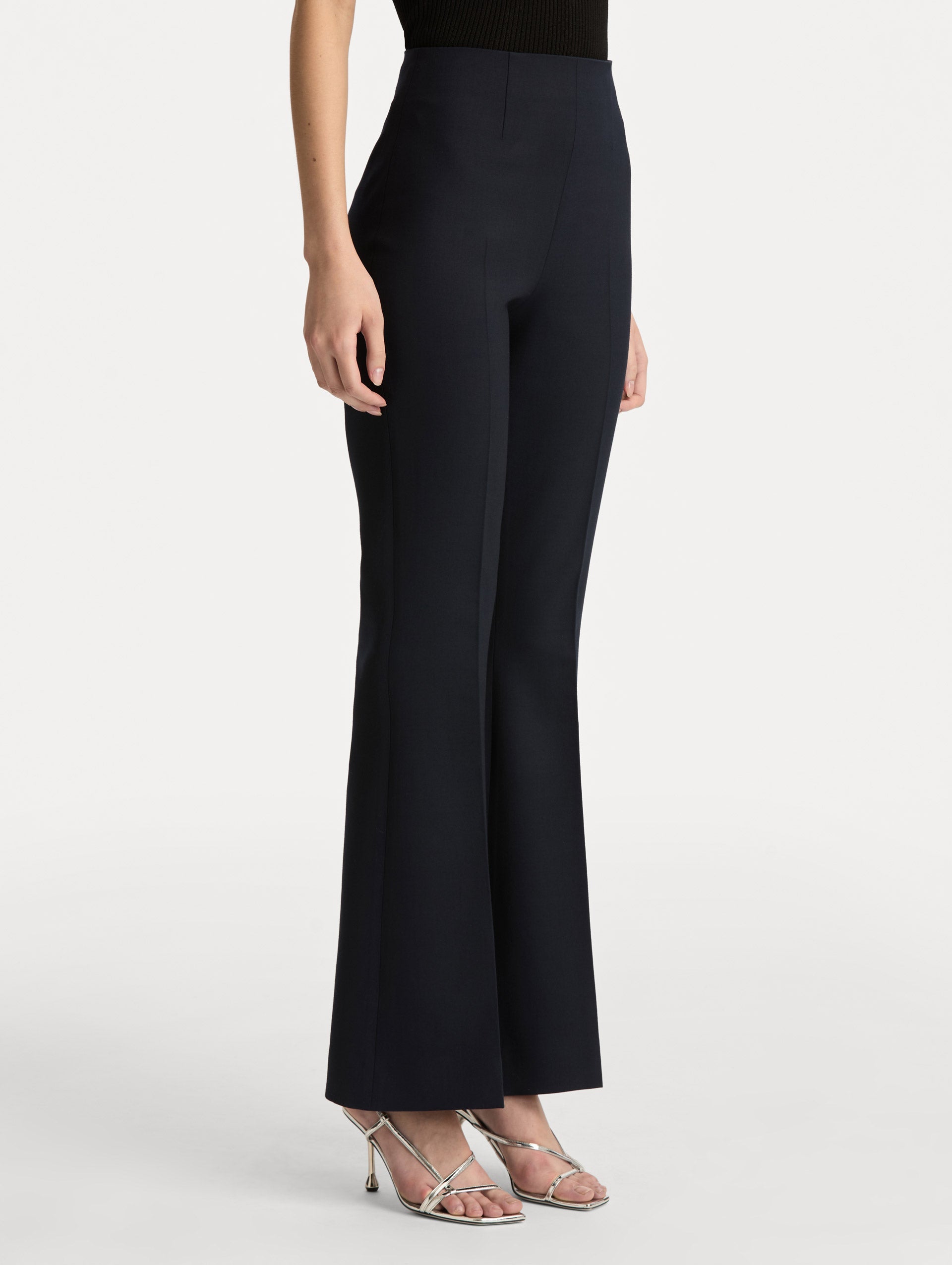 Wool Flared Pant Navy / Oscar de la Renta