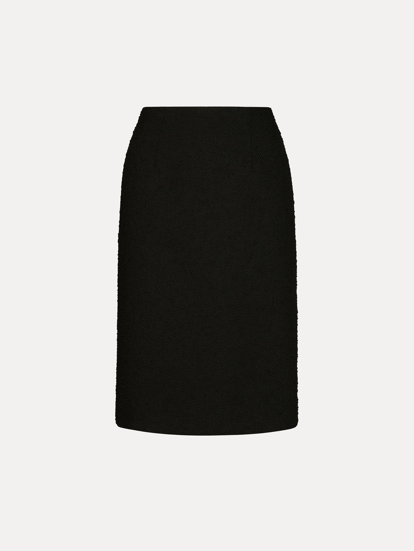 Wool Tweed Pencil Skirt Black / Oscar de la Renta