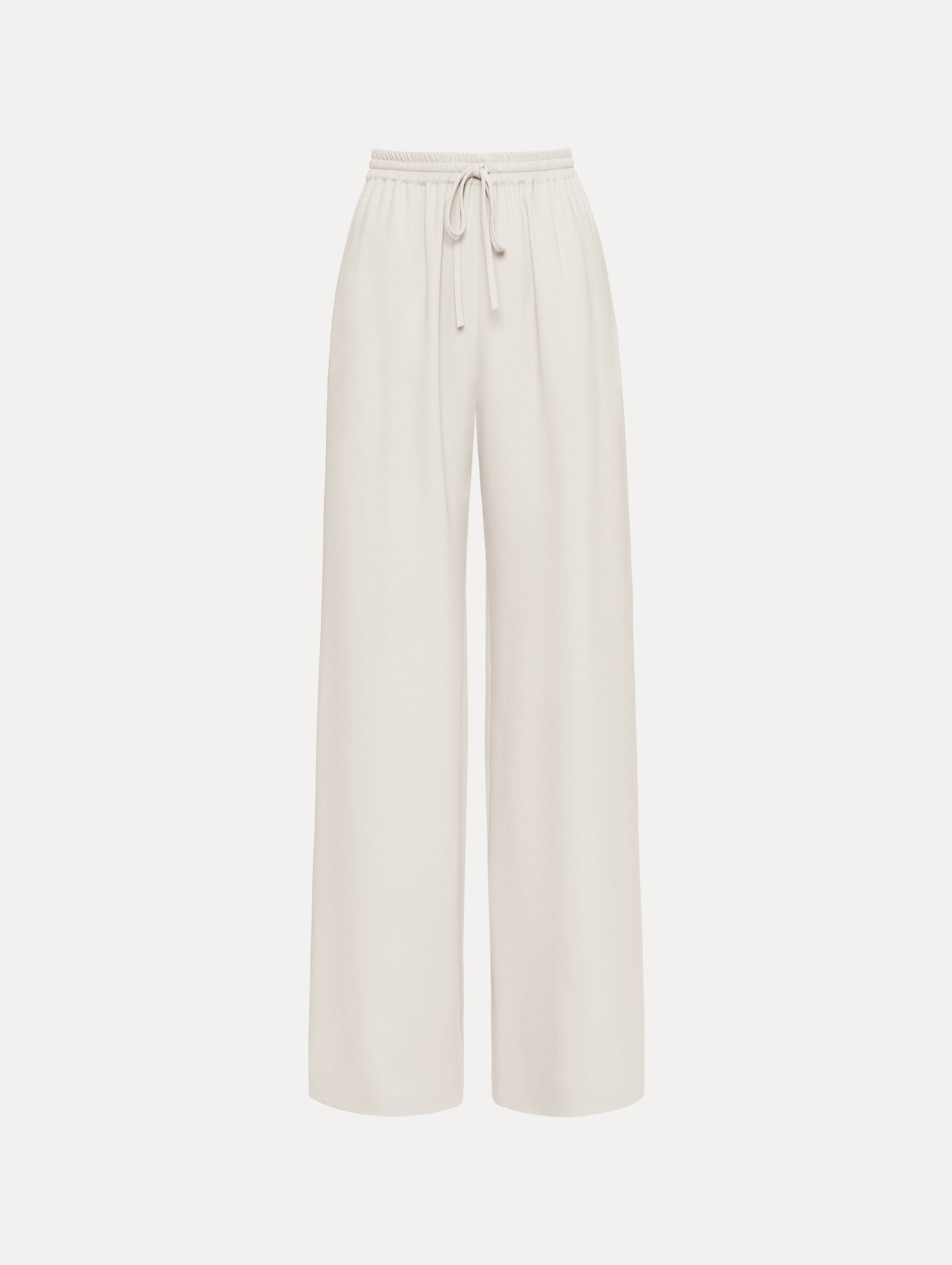 Silk Georgette Drawstring Pant Ivory / Oscar de la Renta