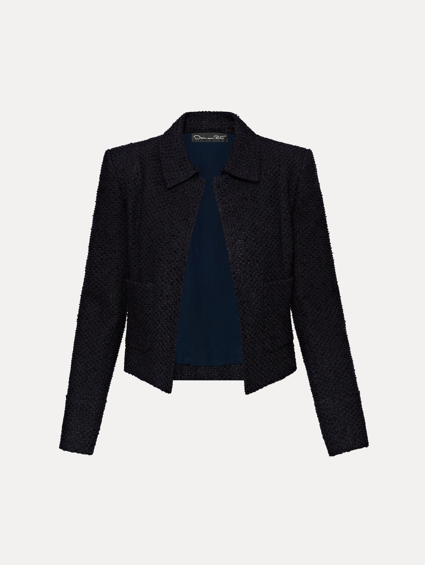 Boucle Tweed Jacket Dark navy / Oscar de la Renta
