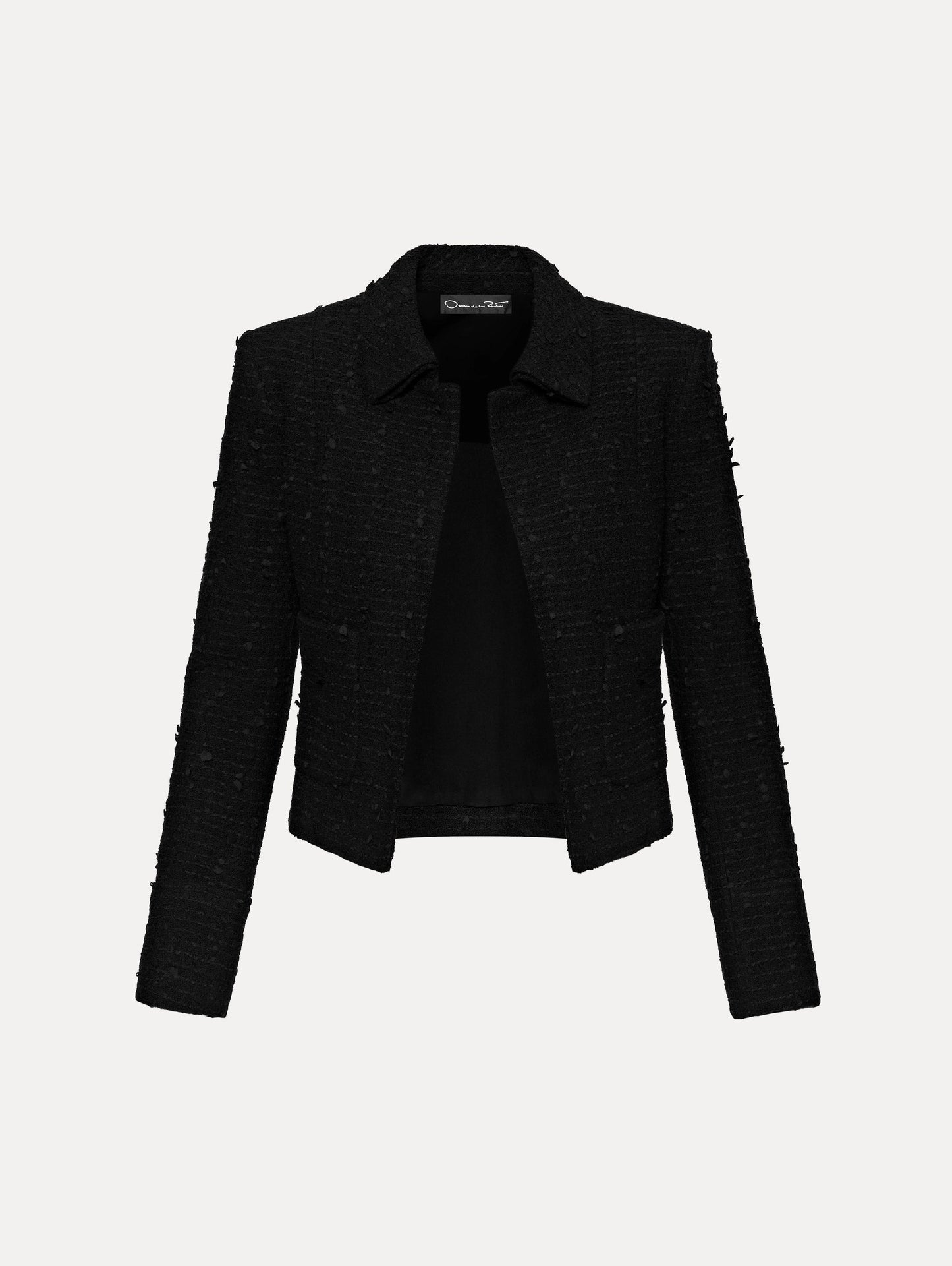 Boucle Tweed Jacket Black / Oscar de la Renta