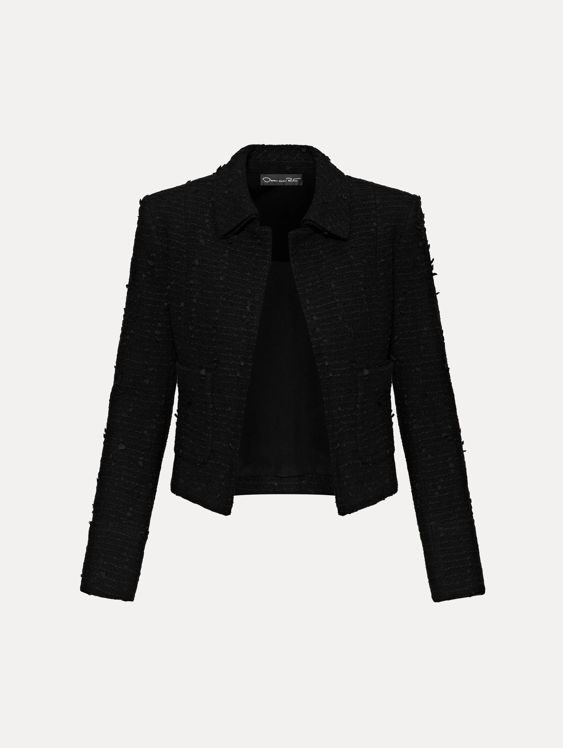 Boucle Tweed Jacket Black / Oscar de la Renta