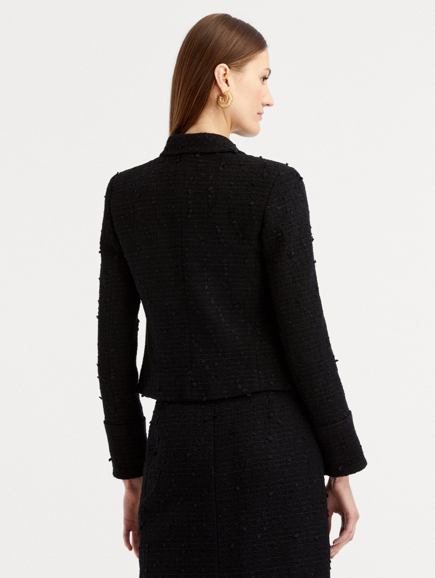 Boucle Tweed Jacket Black / Oscar de la Renta