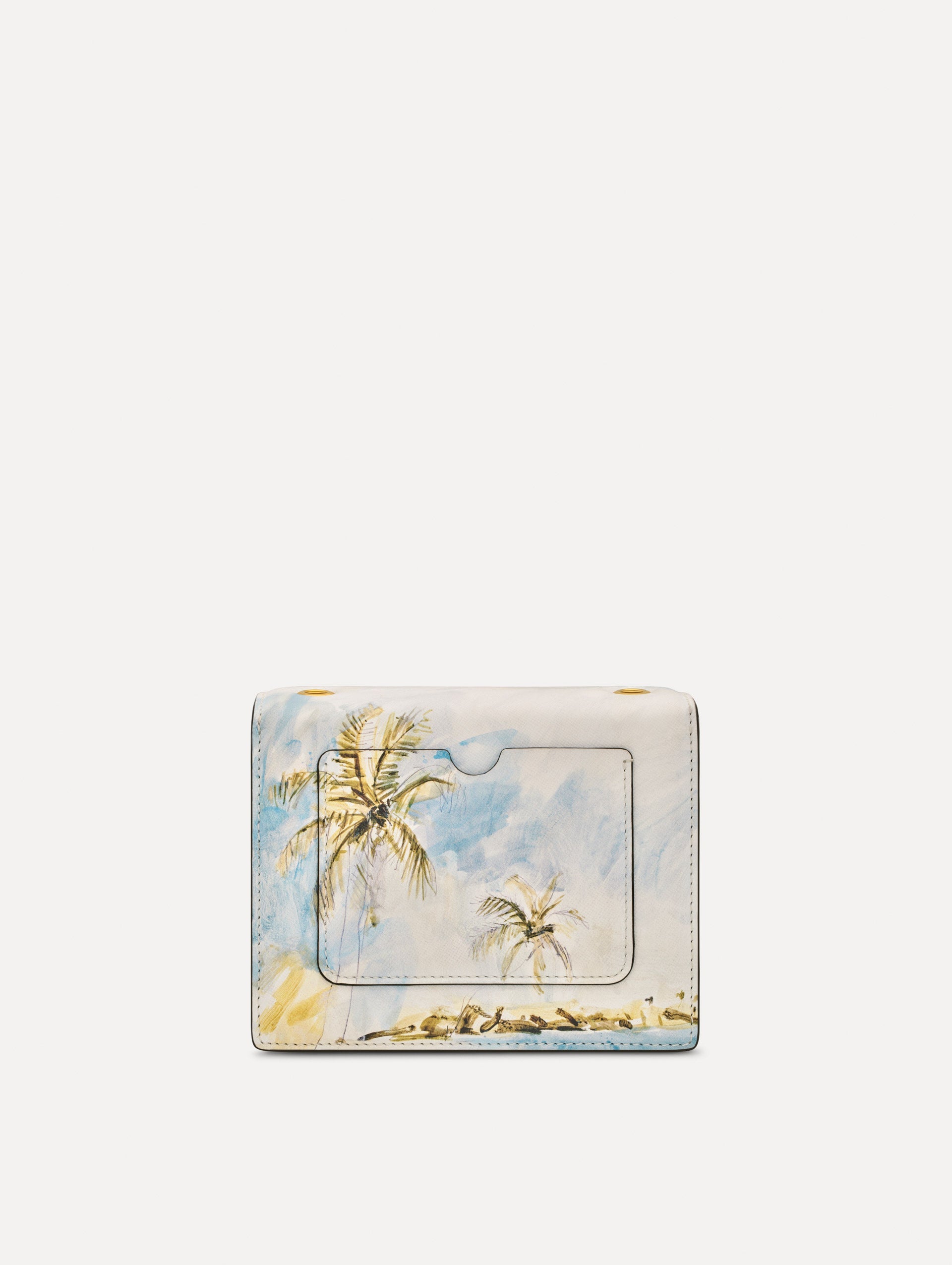 Dominican Landscape Printed Mini TRO Bag Saltwater / Oscar de la Renta