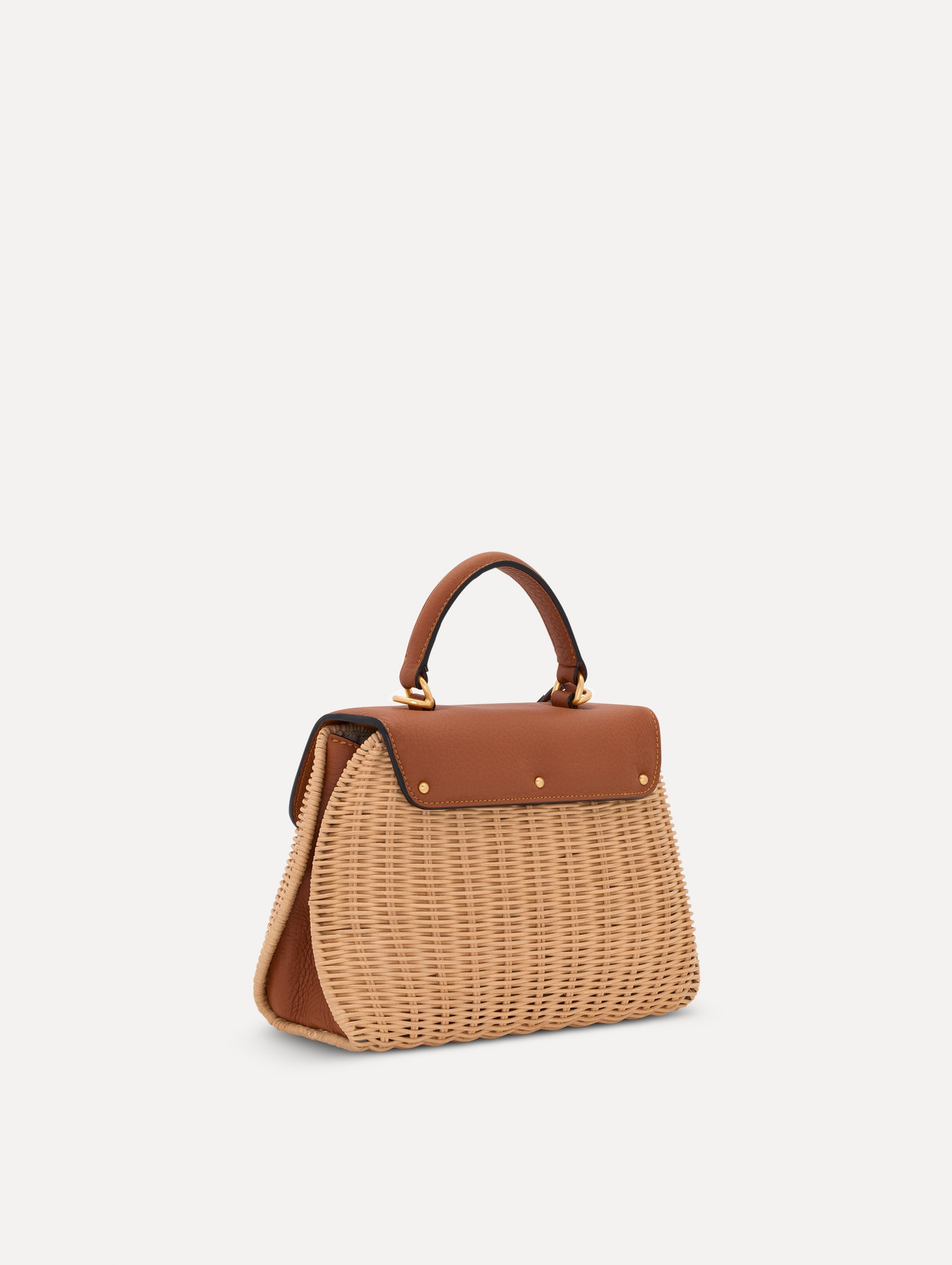 The Mini Poppy in Wicker Cognac / Oscar de la Renta