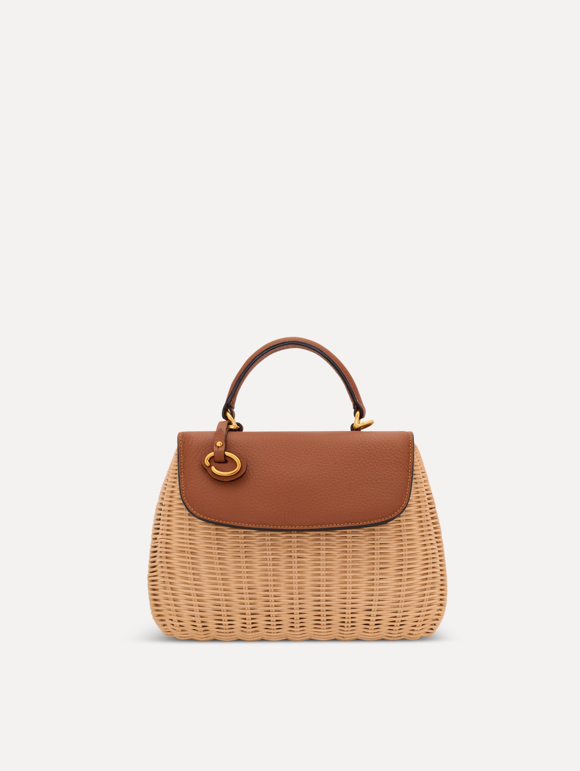 The Mini Poppy in Wicker Cognac / Oscar de la Renta