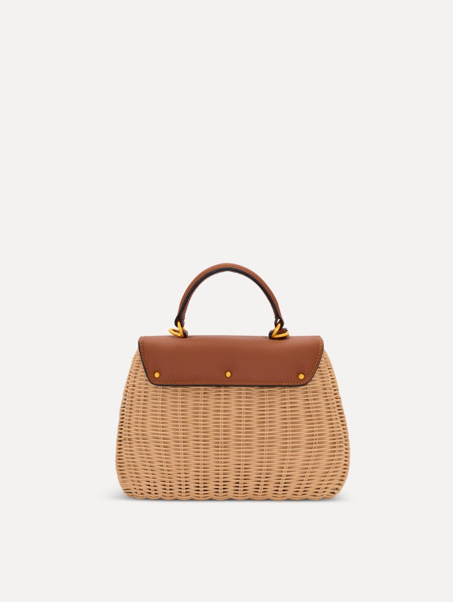 The Mini Poppy in Wicker Cognac / Oscar de la Renta