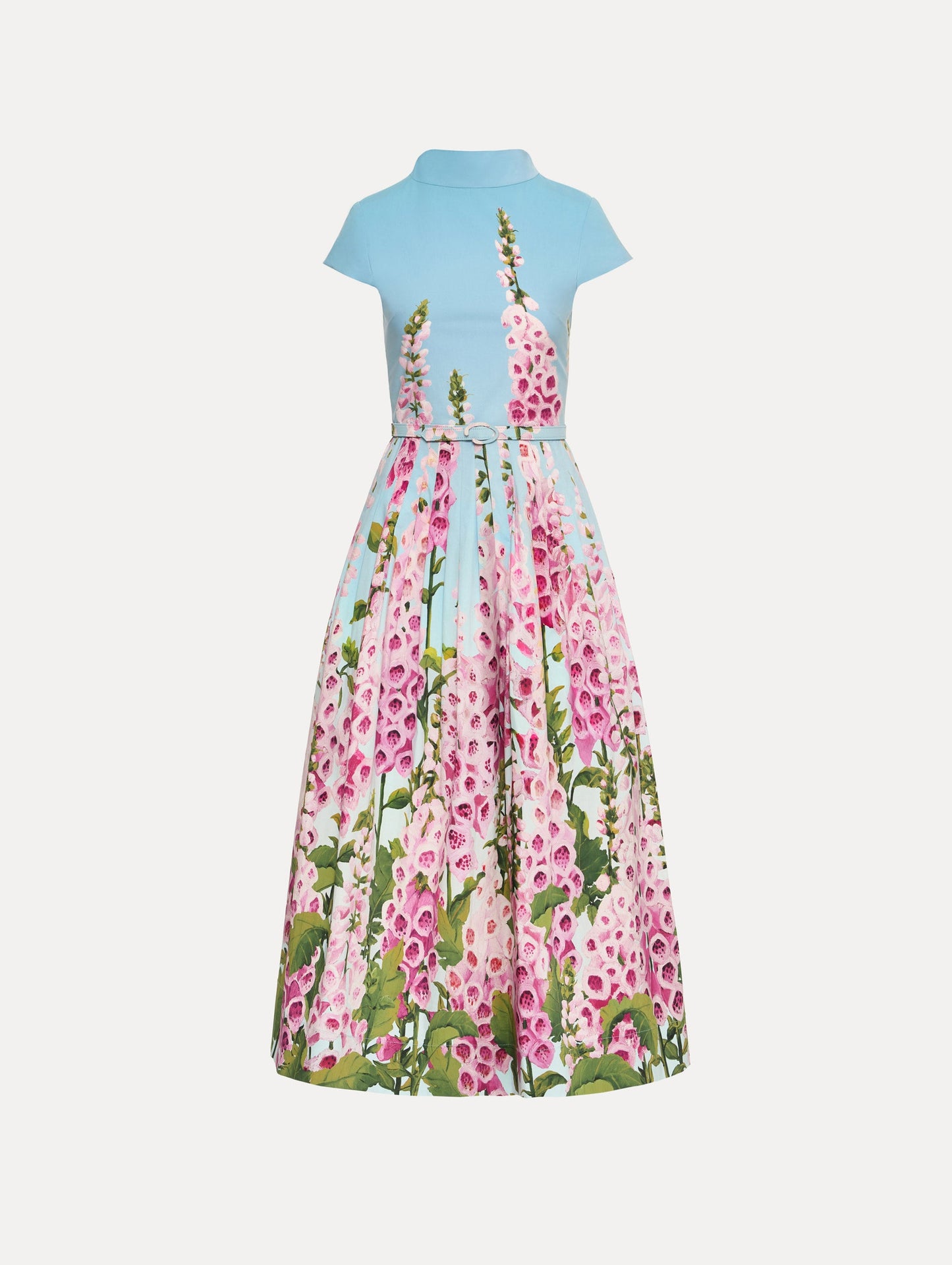Degradé Foxglove Cotton Poplin Dress Lilac/sky / Oscar de la Renta