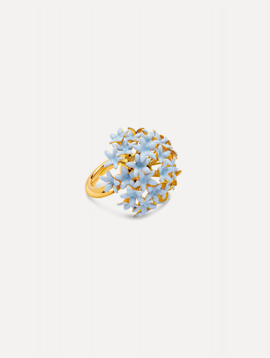 Allium Pompom Ring Blue / Oscar de la Renta