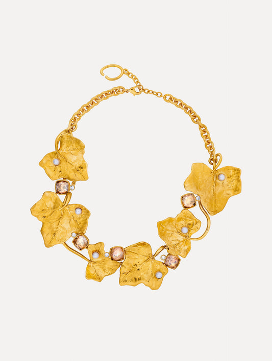 Ivy Vine Necklace Gold / Oscar de la Renta