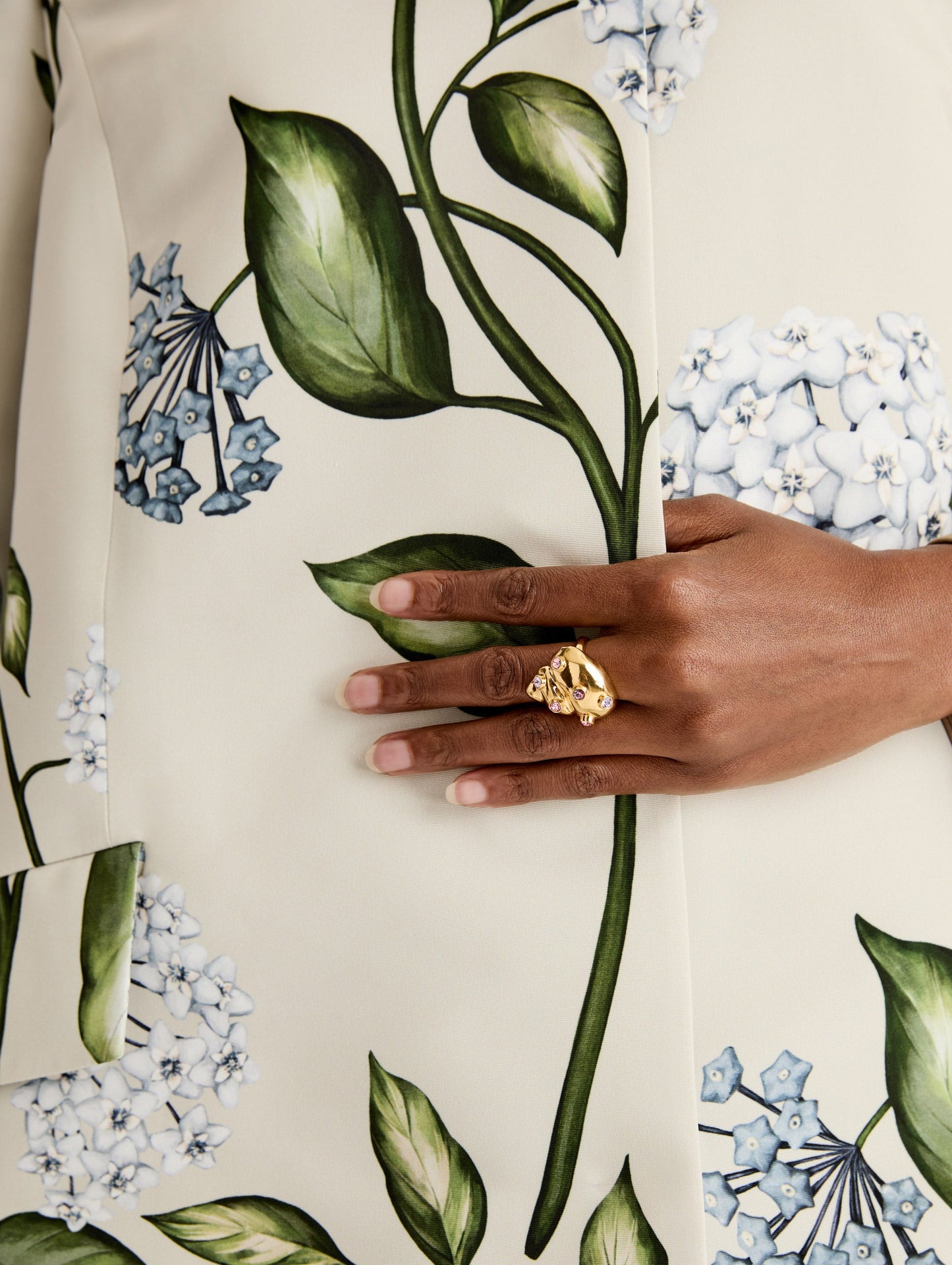 Seashell Ring Rose / Oscar de la Renta