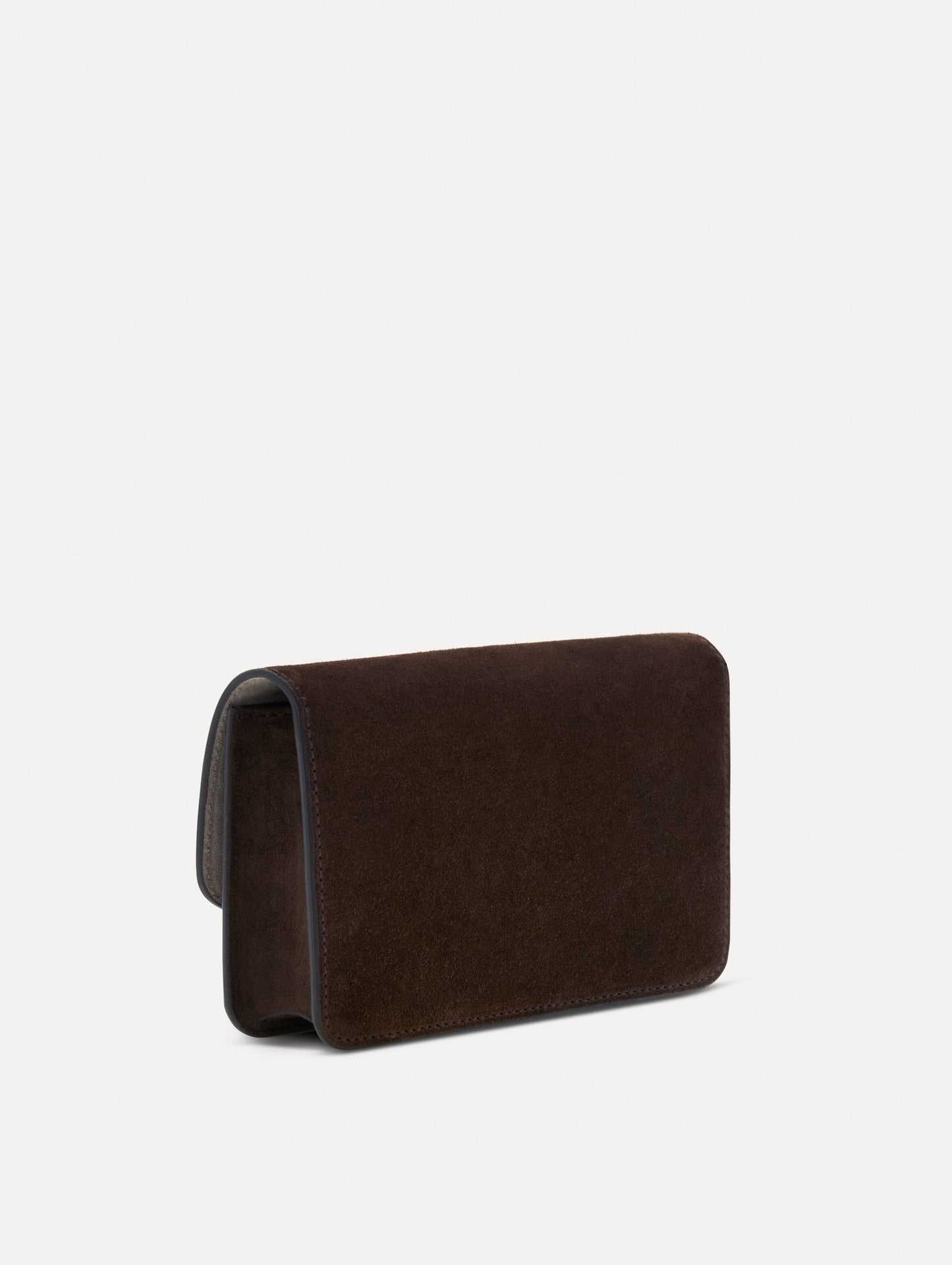 O Pochette in Suede Dark brown / Oscar de la Renta