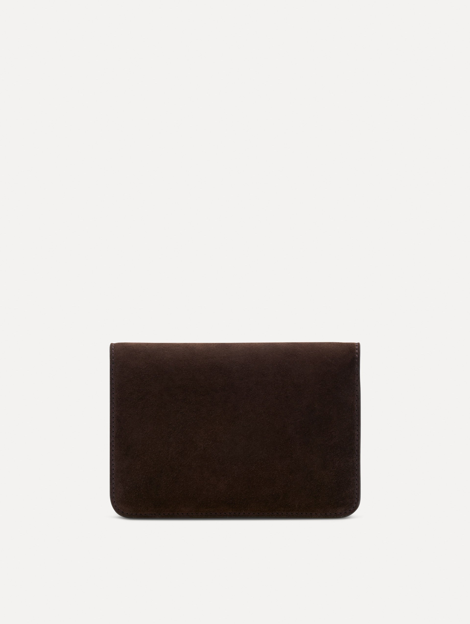 O Pochette in Suede Dark brown / Oscar de la Renta