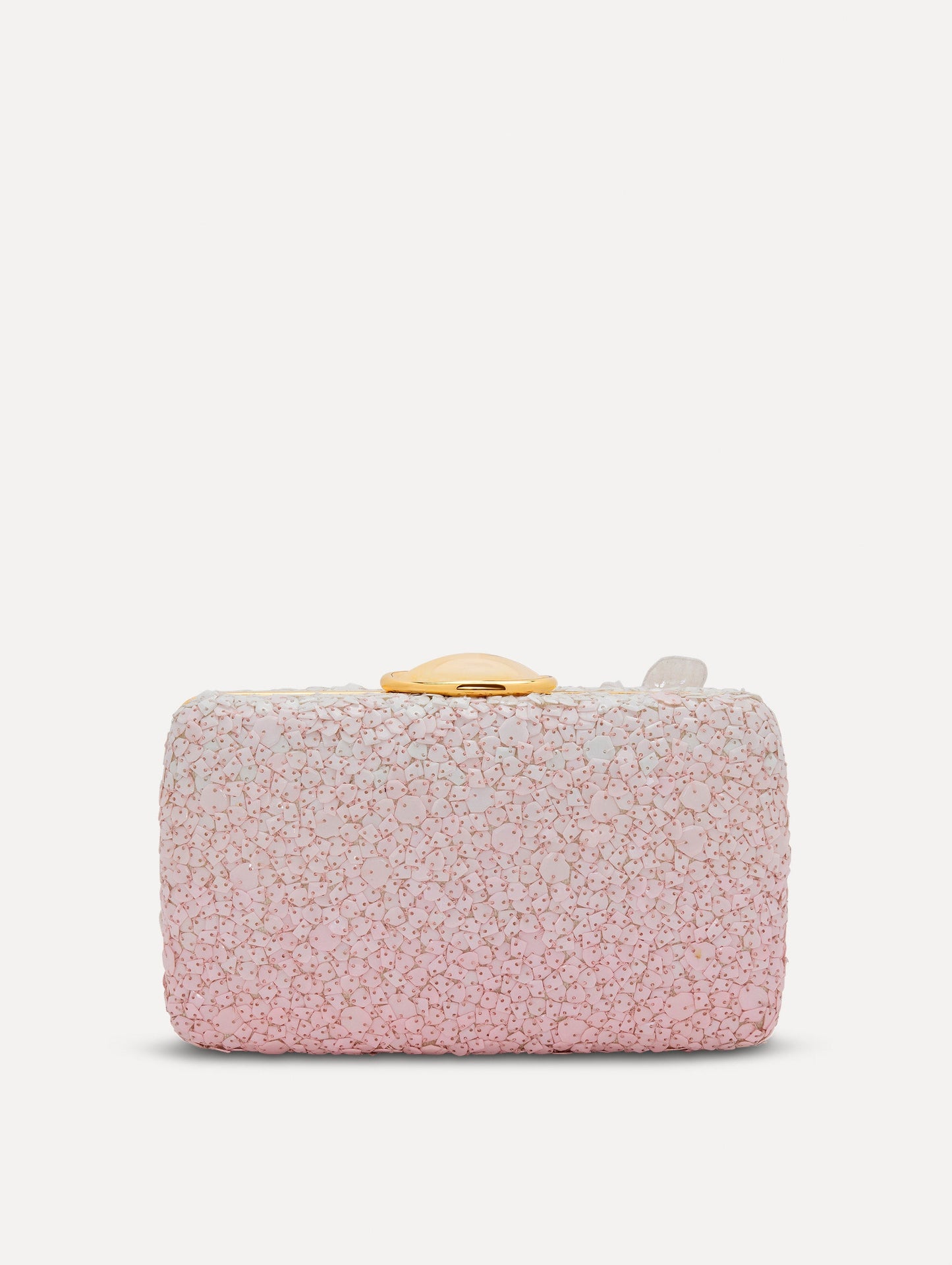 Cherry Blossom Sequin O Minaudière Pink / Oscar de la Renta