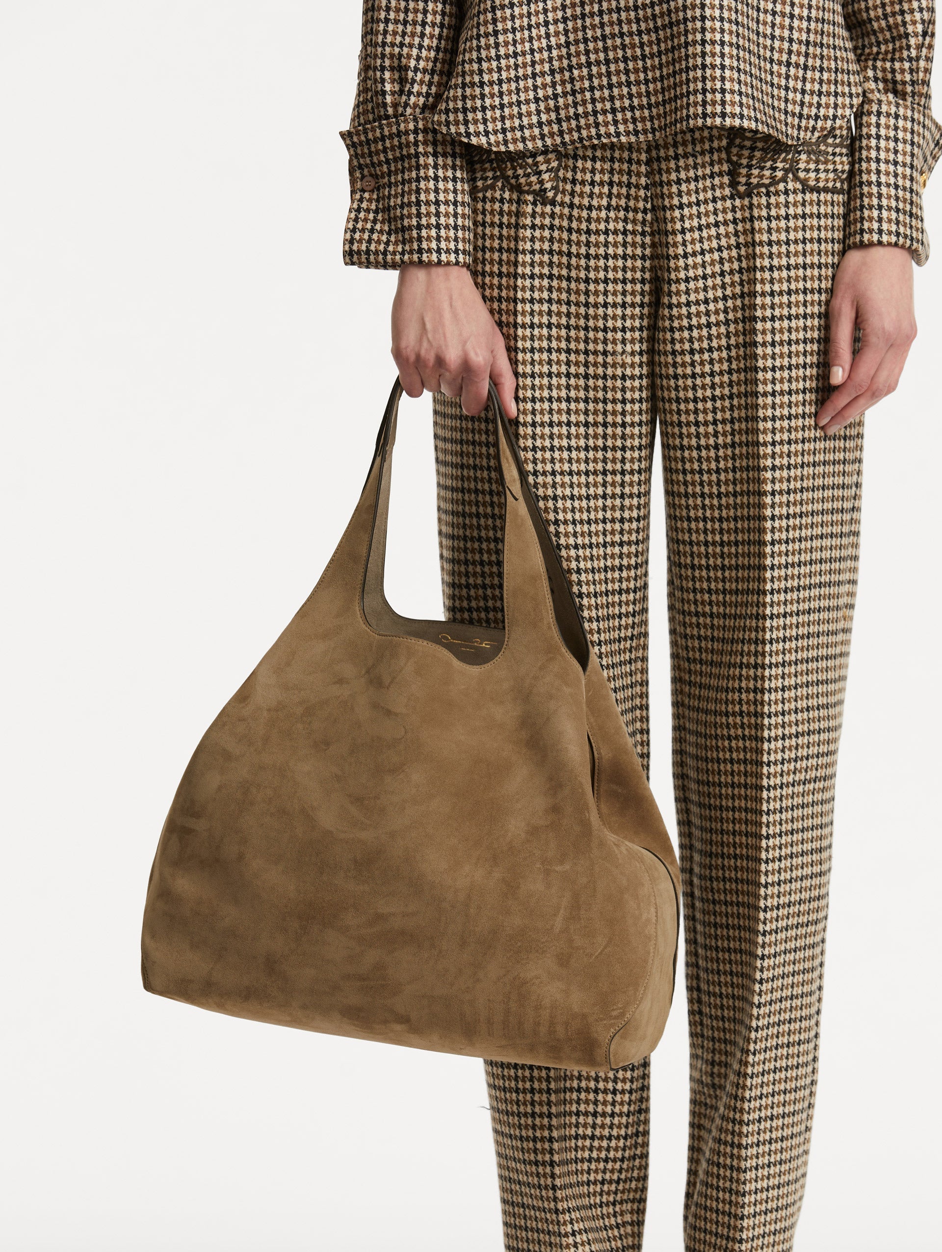 The Topaz in Suede Taupe / Oscar de la Renta