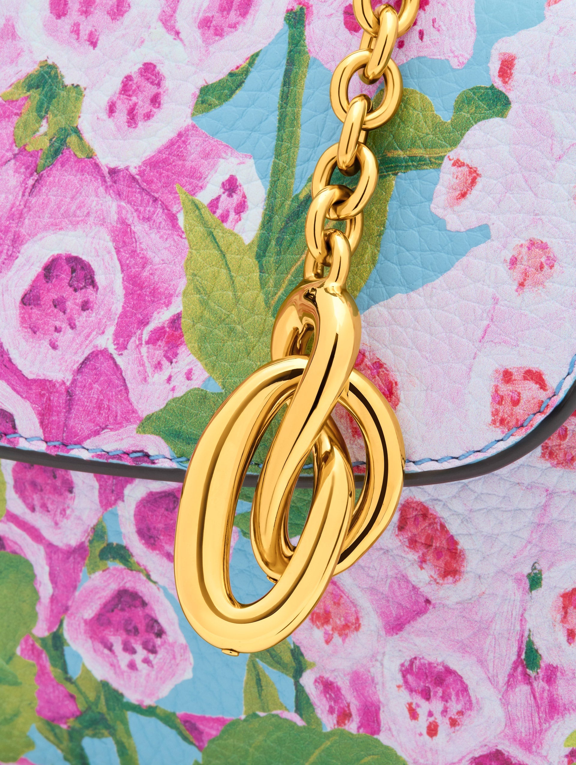 Knotted Bag Charm Gold / Oscar de la Renta