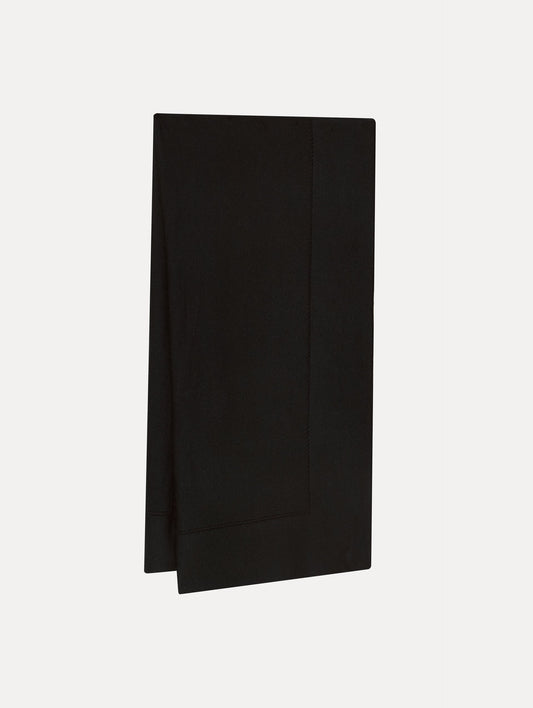 Wool-Blend Shawl Black / Oscar de la Renta