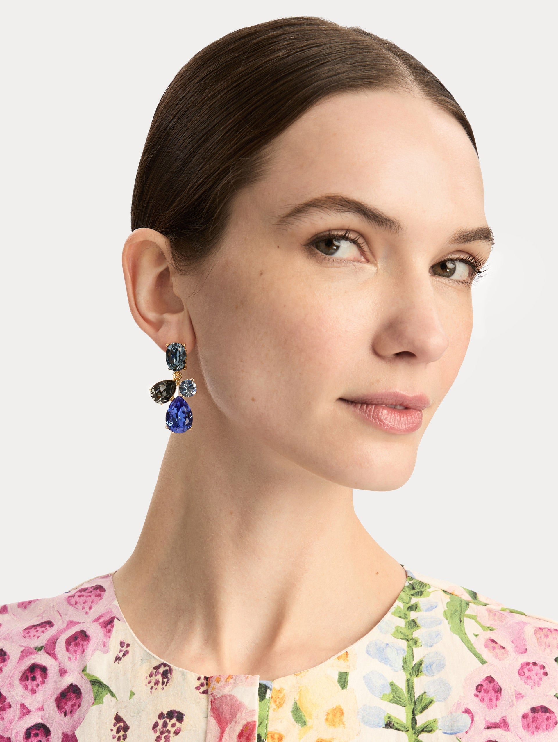 Candy Drop Earrings Sapphire / Oscar de la Renta