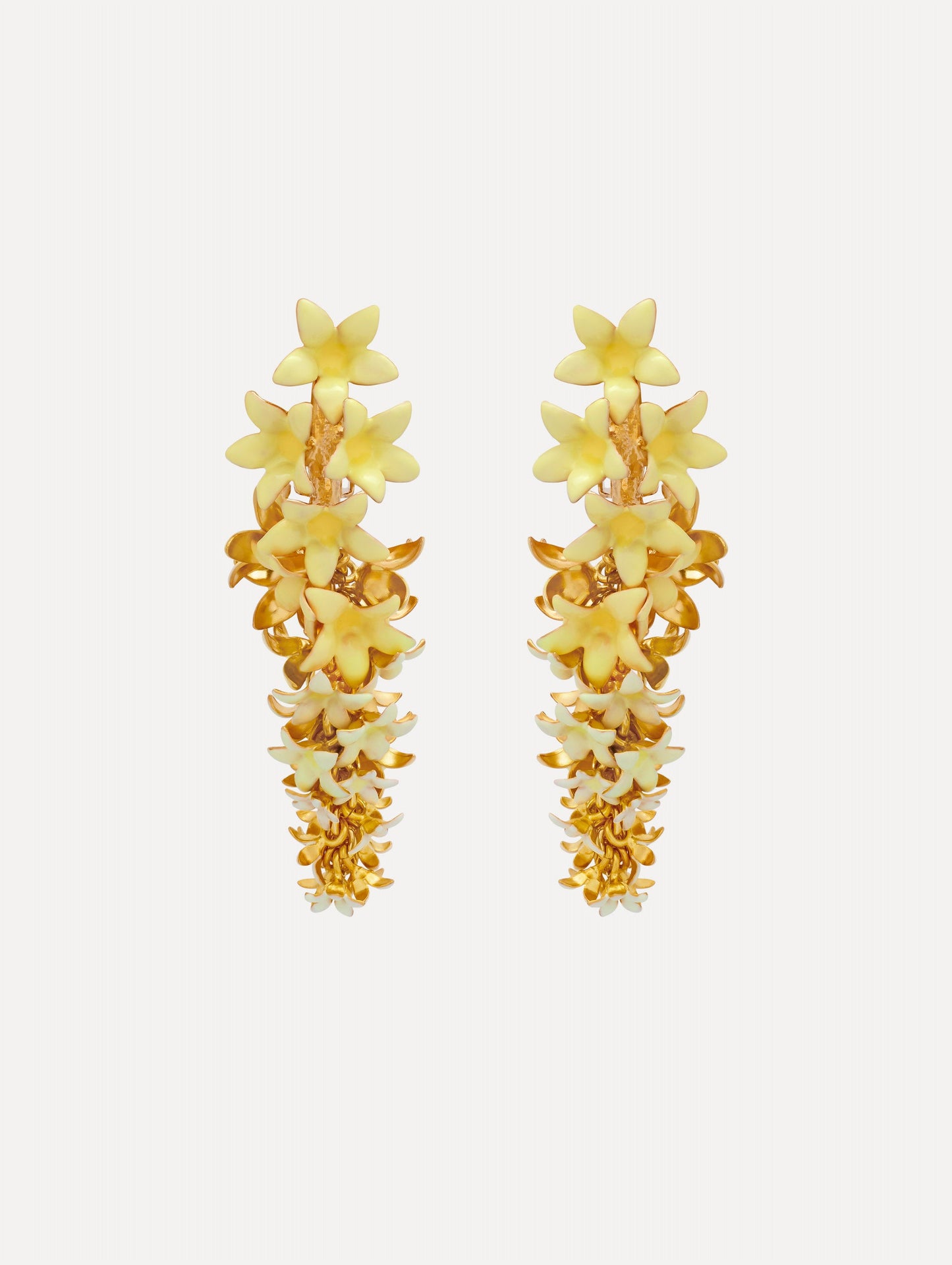 Foxglove Earrings Yellow / Oscar de la Renta