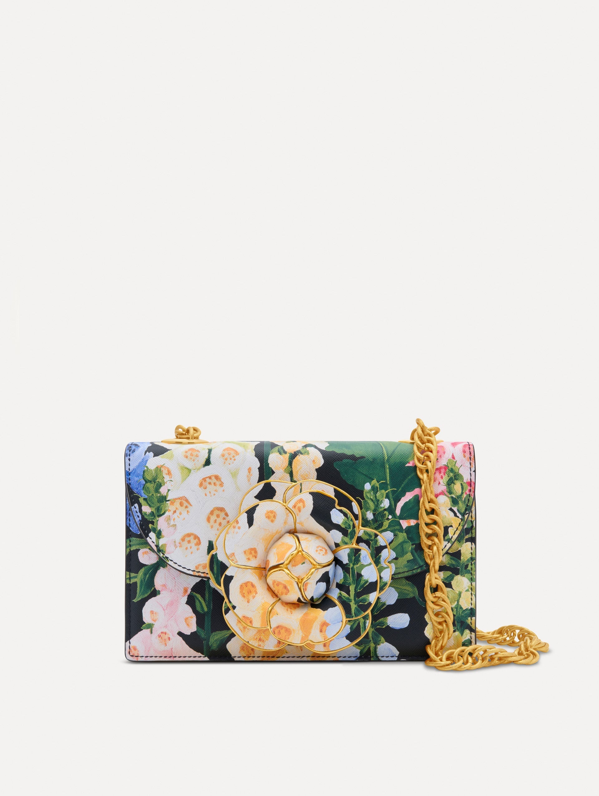 Foxglove Printed TRO Bag Multi / Oscar de la Renta