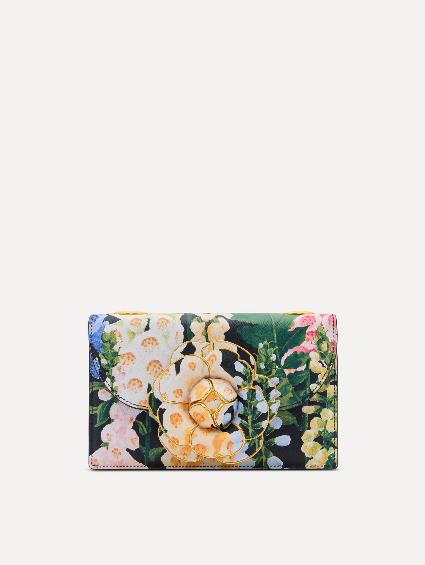 Foxglove Printed TRO Bag Multi / Oscar de la Renta