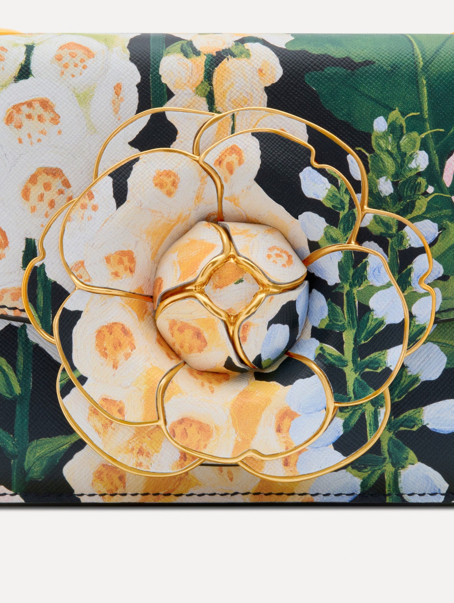 Foxglove Printed TRO Bag Multi / Oscar de la Renta