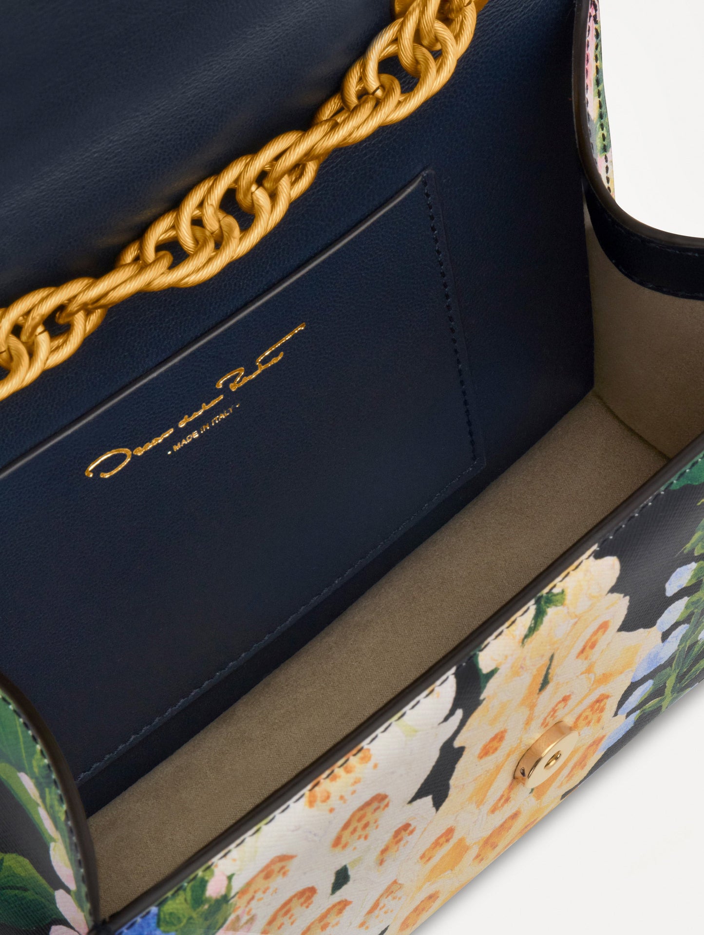 Foxglove Printed TRO Bag Multi / Oscar de la Renta