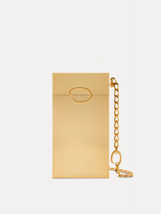 O Vanity Minaudière Gold / Oscar de la Renta