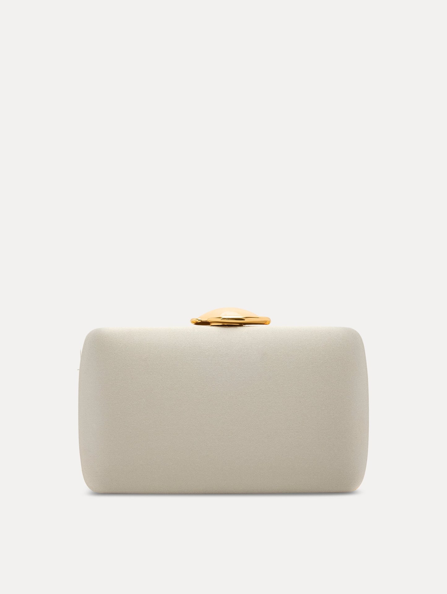 O Satin Minaudière Champagne / Oscar de la Renta