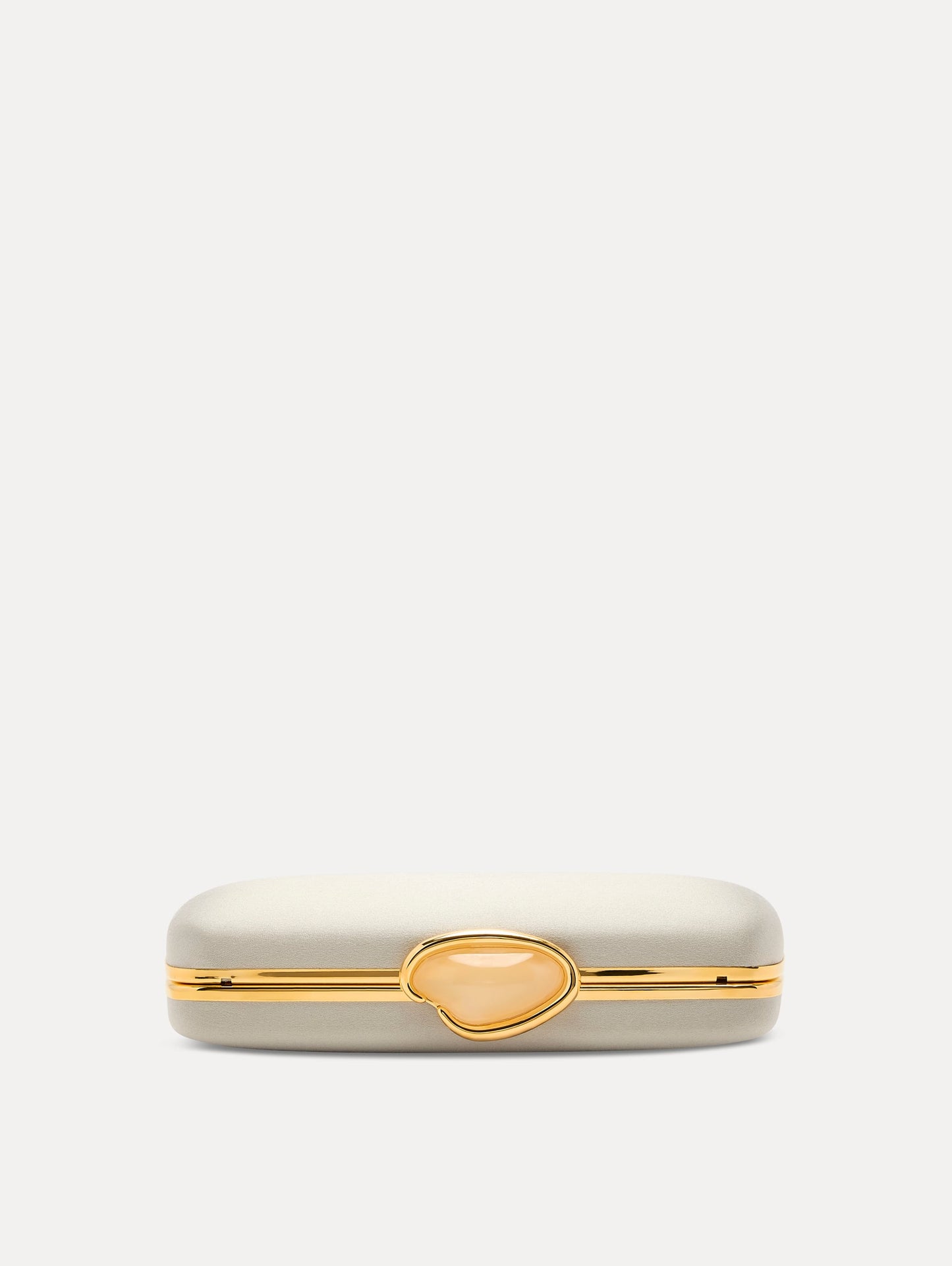 O Satin Minaudière Champagne / Oscar de la Renta