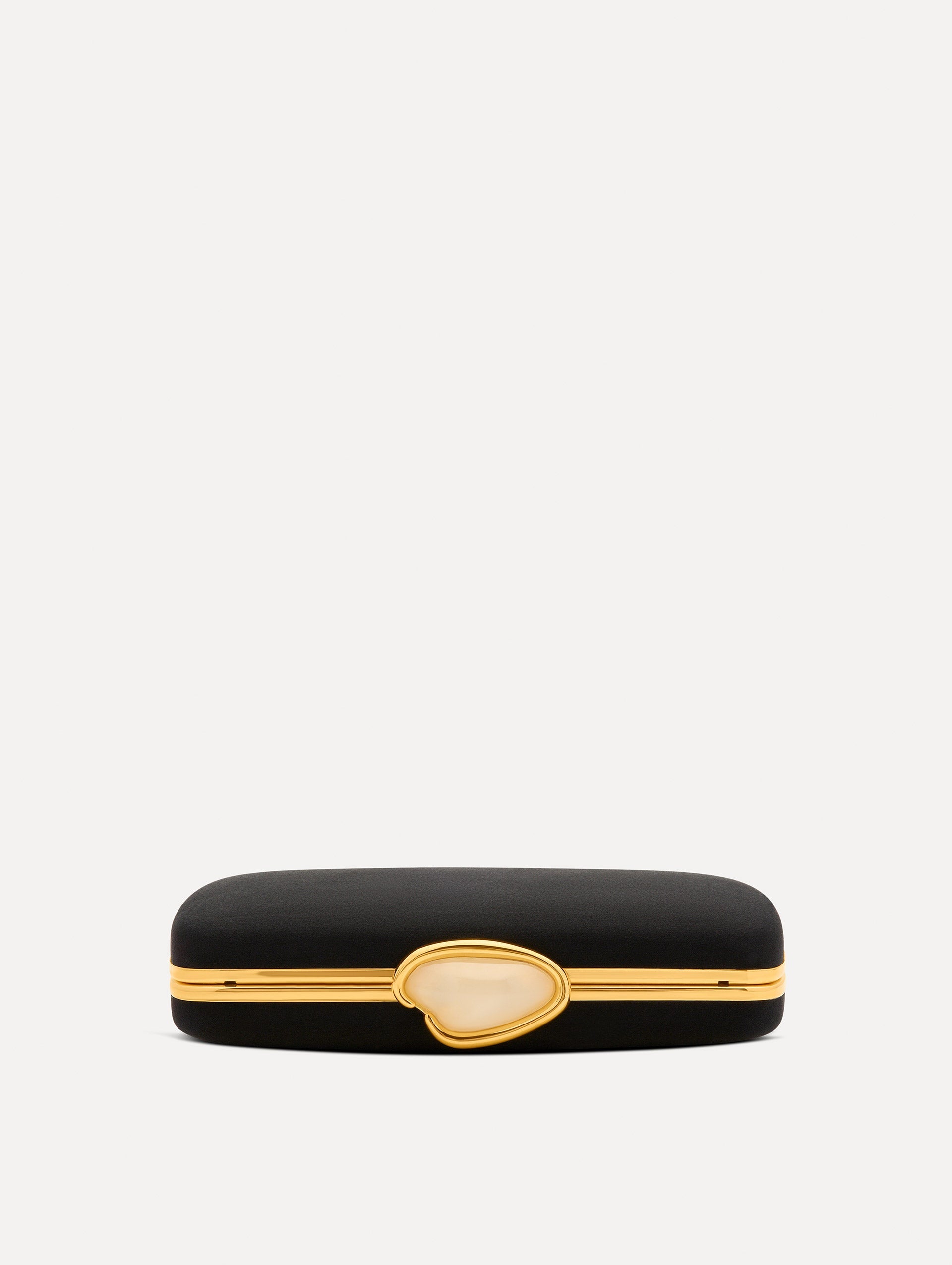 O Satin Minaudière Black / Oscar de la Renta