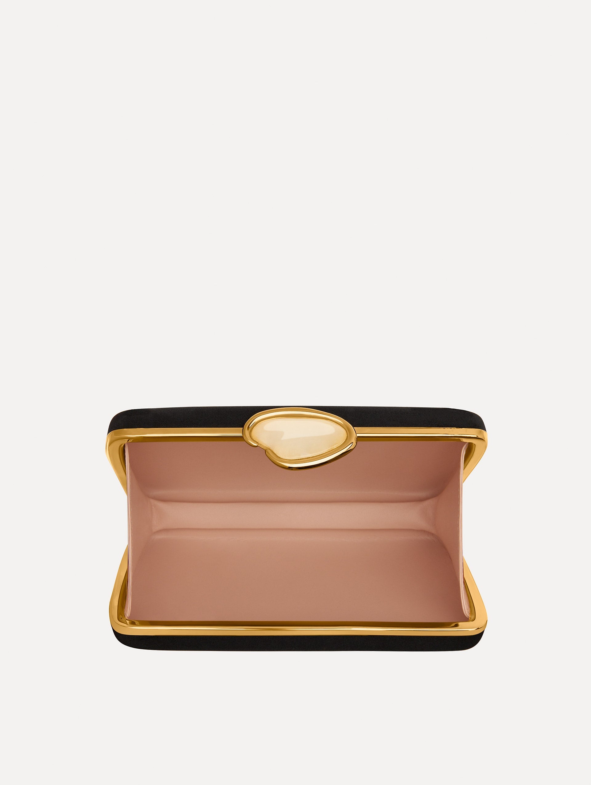 O Satin Minaudière Black / Oscar de la Renta