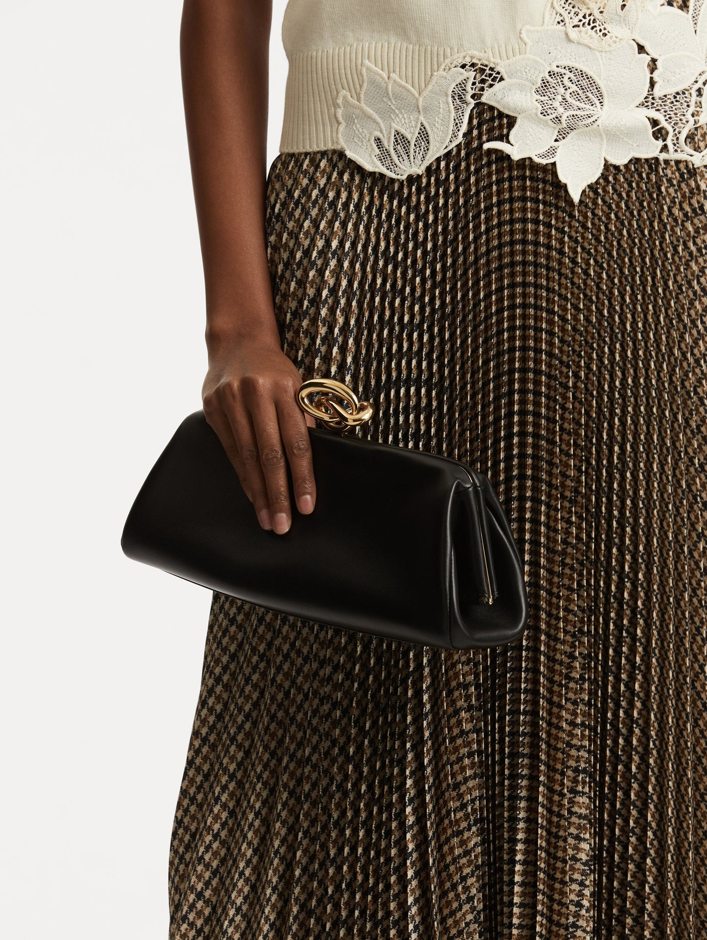 Knot Clutch Black / Oscar de la Renta